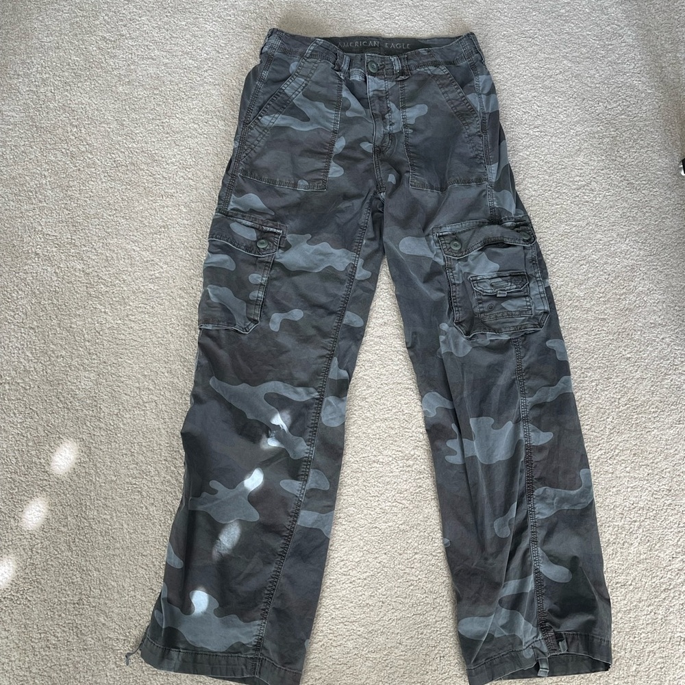 Camo cargo pants